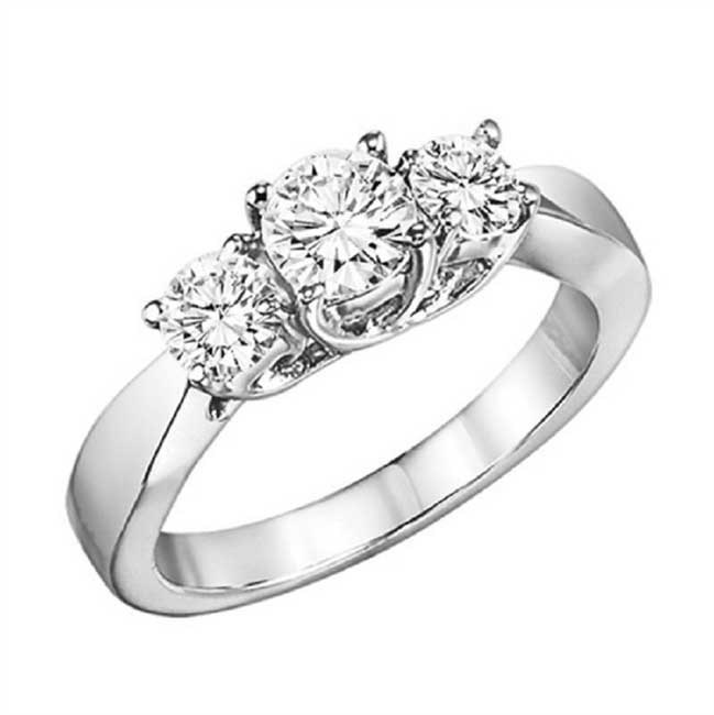 Diamond 3 stone ring